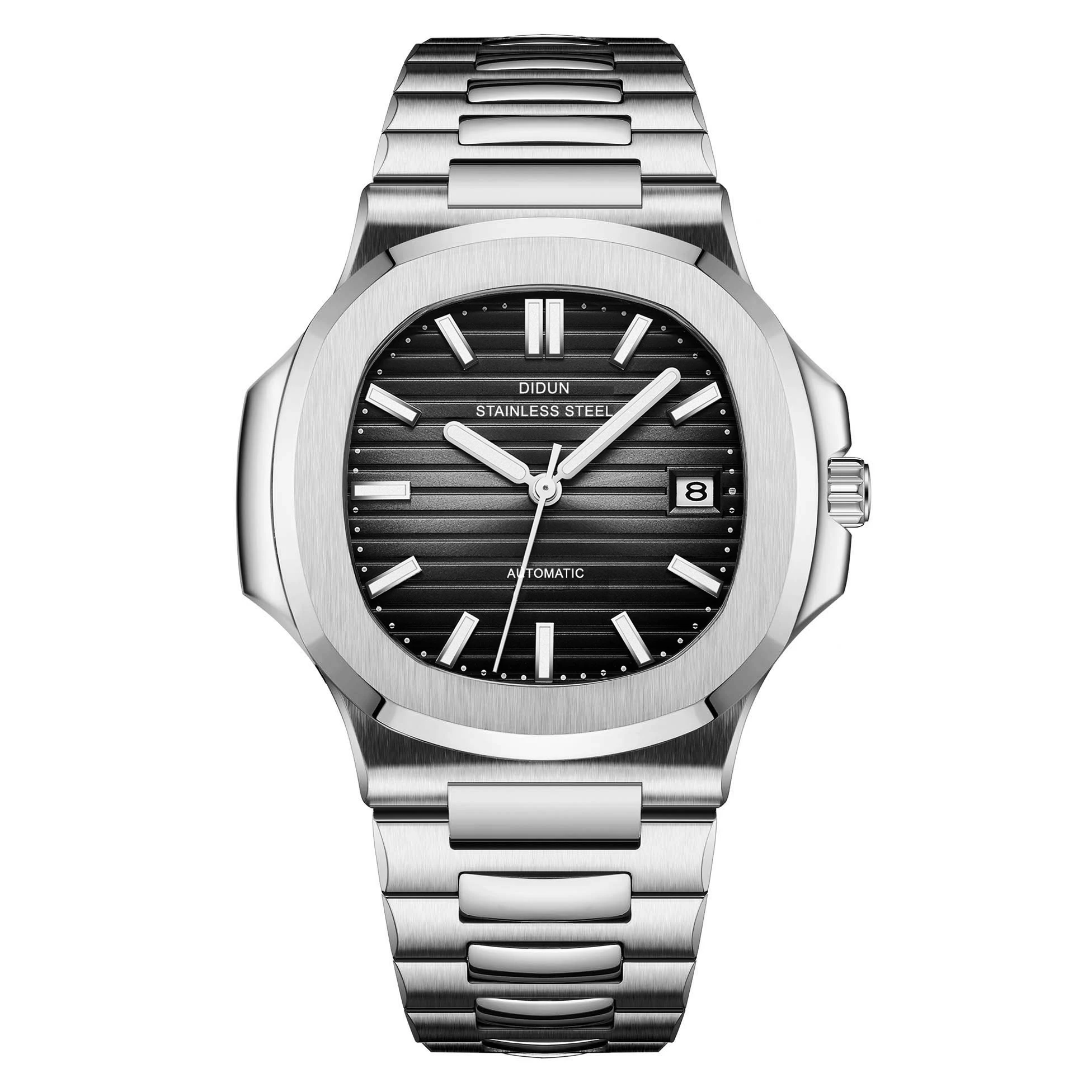 DIDUN Men's Watch Luxury Military Mechanical Automatic watch JAPAN MIYOTA 8215 Stainless Steel 007 Luminous Relogio Masculino