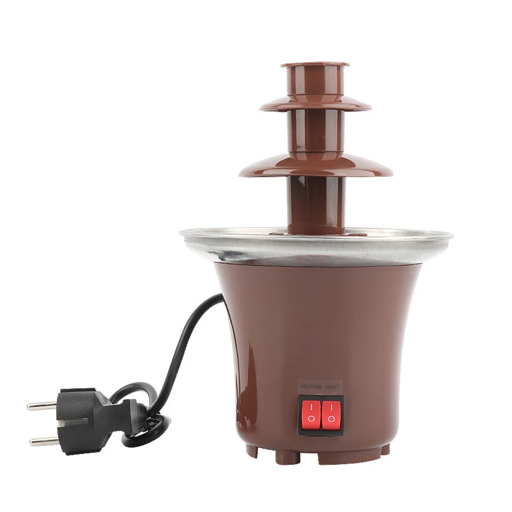 Chocolate Fountain Fondue Mini Waterfall Hotpot Machine Wedding Heating Melts
