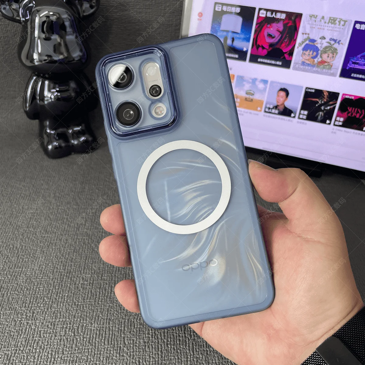 حافظة هاتف من البولي يوريثان الناعم الشفاف لهاتف O...