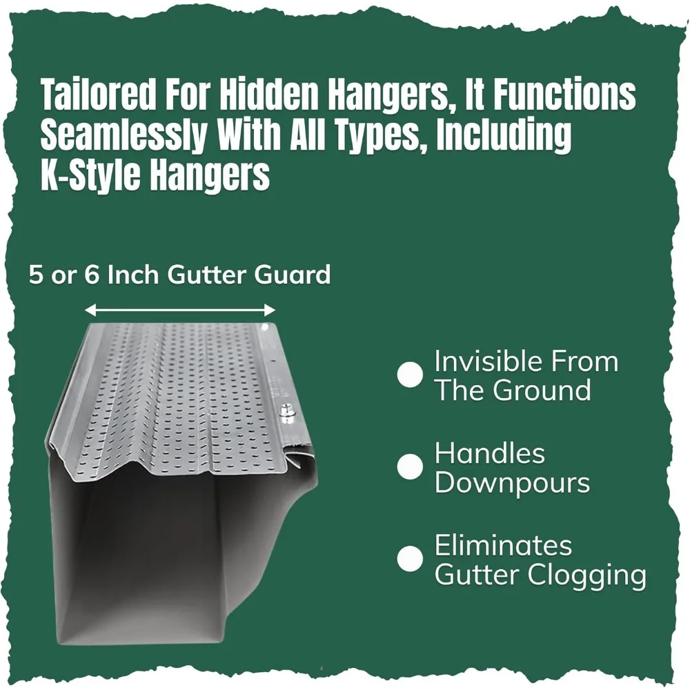 Guard Gutter Guards-Aluminum 5" (200 Feet, Mill Finish) Guard