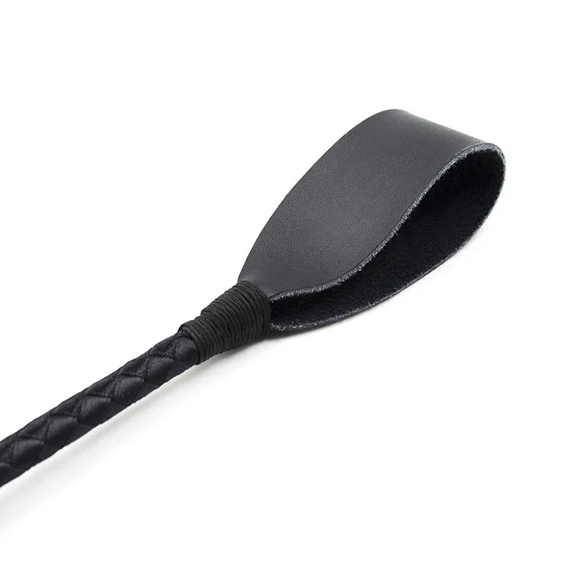 2pcs Riding Crop Durable Equestrian Training PU Leather Portable Pointer Lightweight Non Slip With Handle Horse Whip Racing