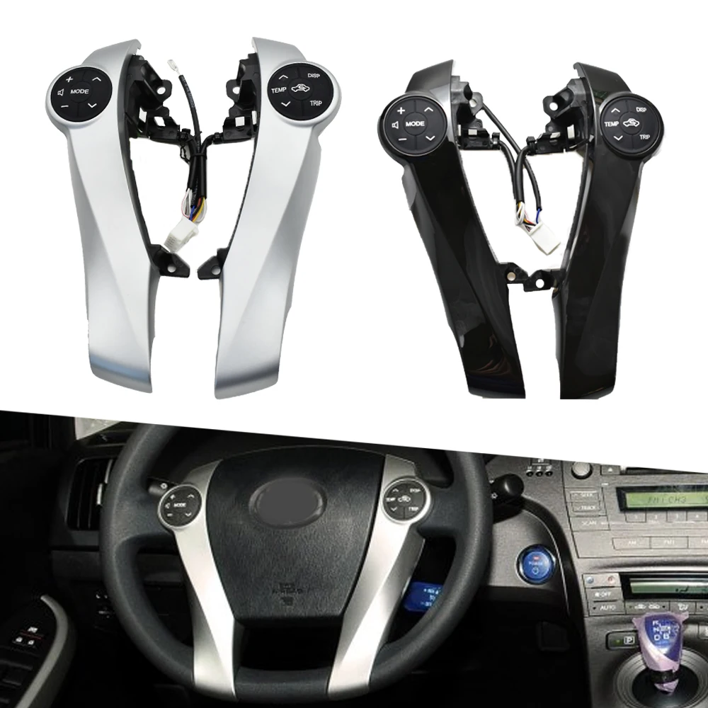 

Кнопочный переключатель для Toyota Prius C 2011-2017 Aqua 2014 Prius кнопки на рулевое колесо контроллер круиз-контроля автомобильные аксессуары