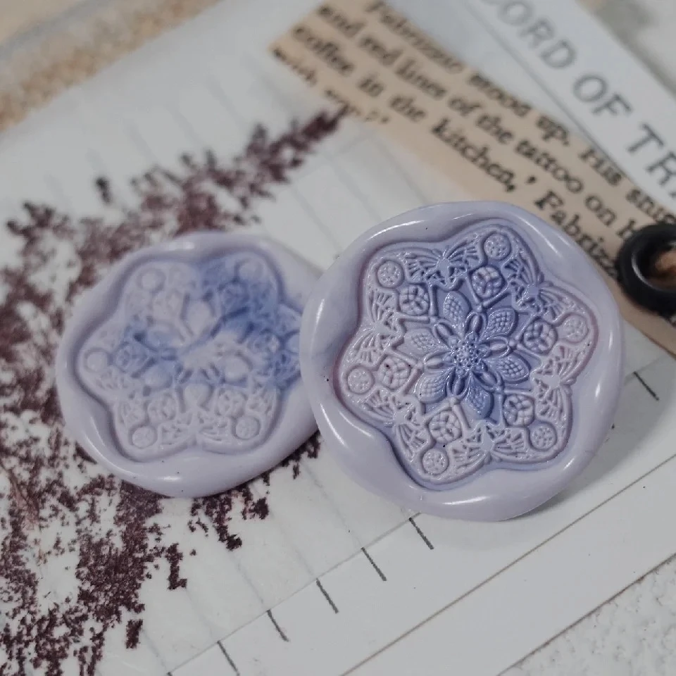 Diy Stamp Toy Fire Seal Multi-Layer 3d Fine Carving Cute Seal Head Wedding Invitation Envelope Relief Brass Head