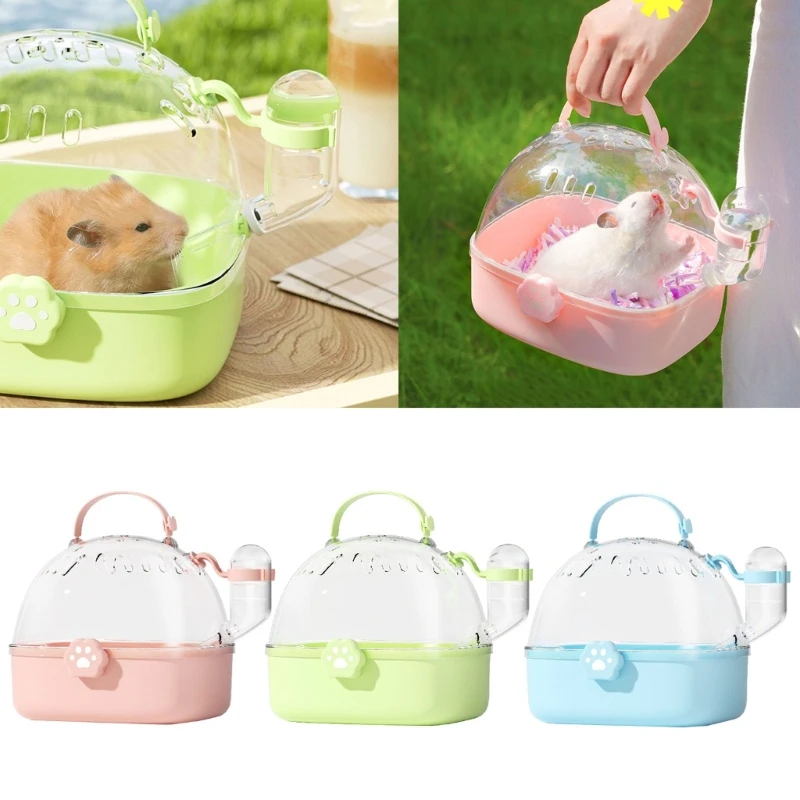 

Клетка-переноска для домашних животных, портативная клетка для хомяка, клетка-переноска для птиц, выездная клетка для хомяка для