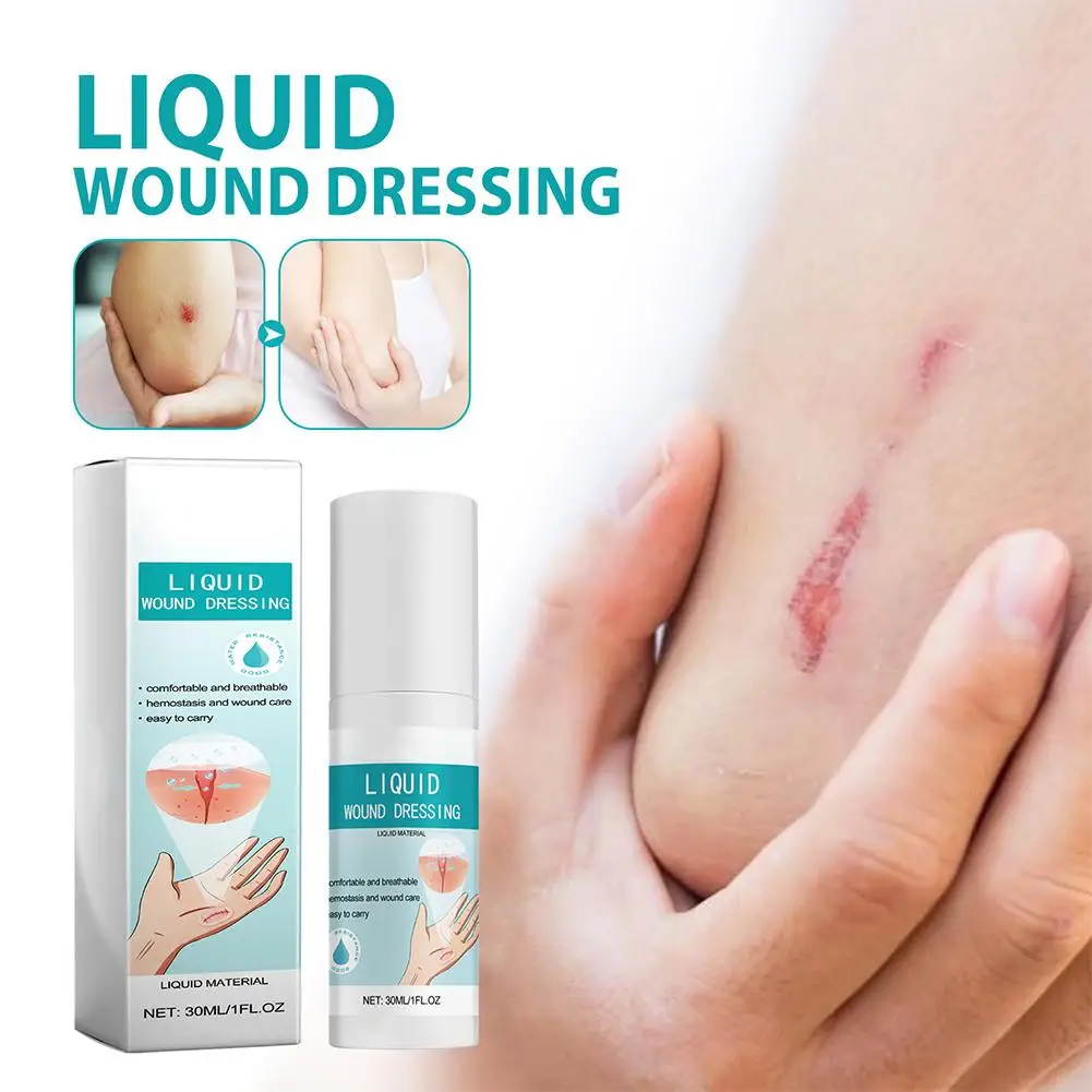 Liquid Bandage Spray, Liquid Suture Wound, Wound Glue, 30ml Reduction, Isolation Scar Scar G6V7