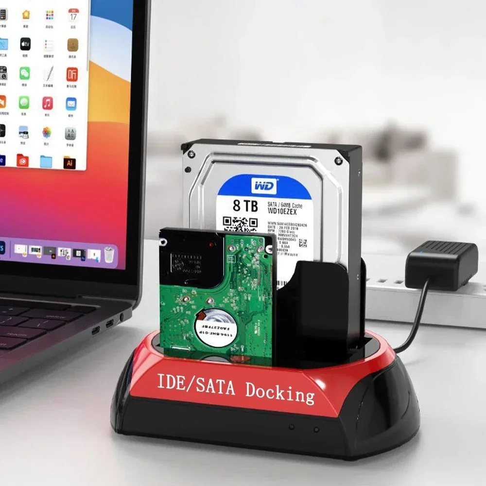 USB To Inch SATA IDE ATA SSD HDD Docking Station Hard