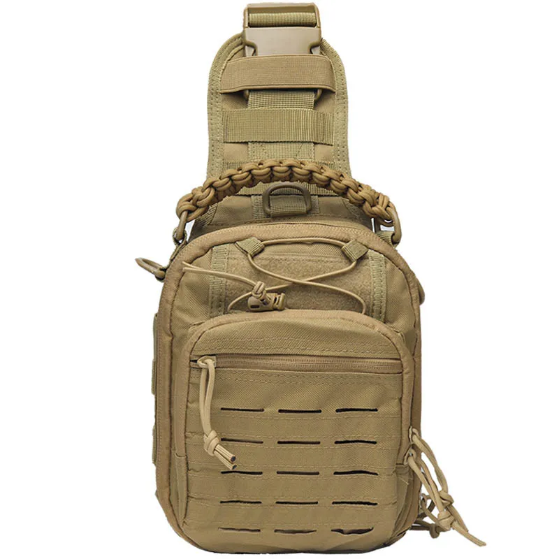 Outdoor camouflage tactical chest bag portable cycling single