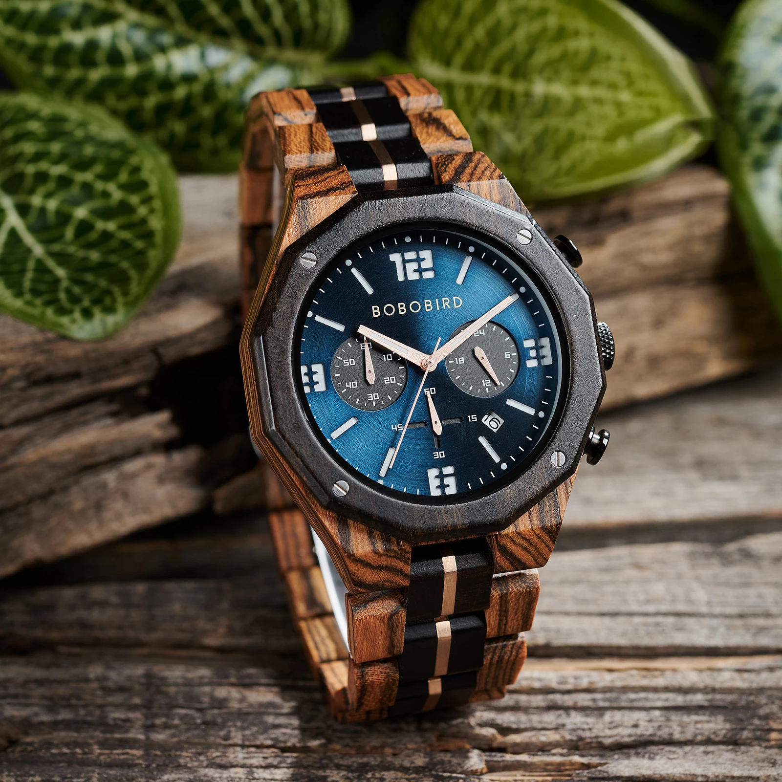 цена BOBO BIRD Luxury Wooden Watch for Men Original Business Men's Watches Fashion Quartz Wristwatch Cutomized Driopshipping