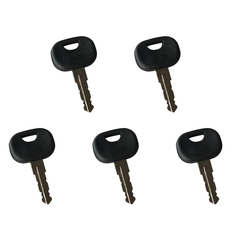 3643912 201 5Pcs Heavy Equipment Ignition Keys Compatible with Takeuchi Wheel Loader TW65 TW80 TW 65 80