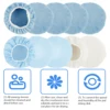 20/10Pcs Car Polishing Pad Bonnet 9 10 Inch Microfiber Auto Bonnet Polisher Soft Wool Wax Wash Buffer Cover Car Cleaning Tools 6
