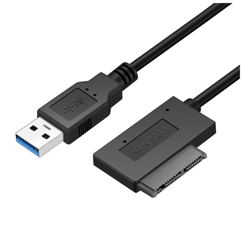 

Переходник с USB 3,0 на Micro-SATA, кабель-переходник с USB 1,8 на 16Pin Msata 7 + 9 Pin для 2,5-дюймового HDD SSD