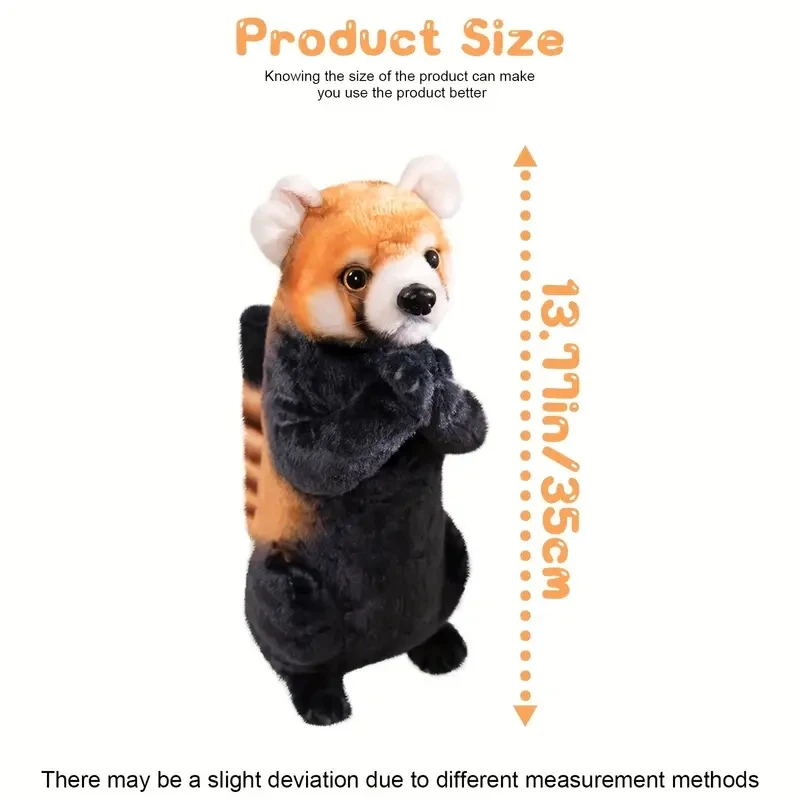 Animals to Thank for Blessing Plush Toys Red Panda Otter Short-Tailed Kangaroo Sea Otter Plush Animals Lifelike Bless Luck Gifts