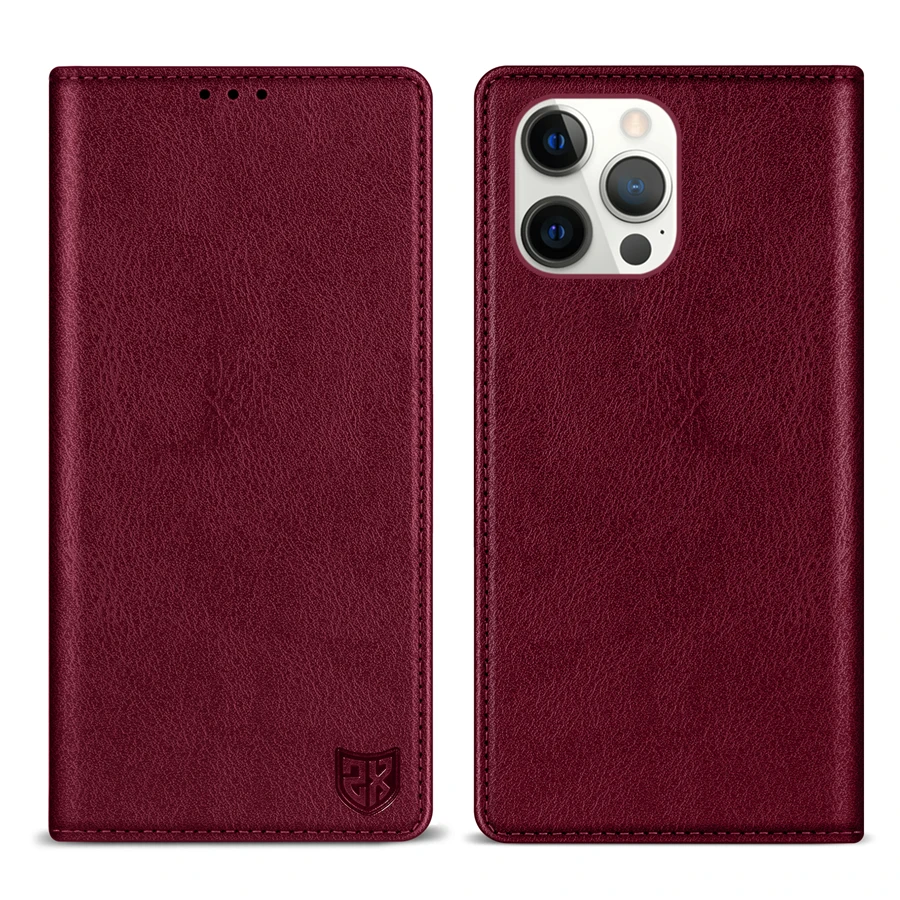 Wallet Skin Friendly Card Slot Magnetic Flip Leather Case For iPhone 17 Pro Max Air 16e 16 15 14 Plus 13 12 11 XR Card Holder