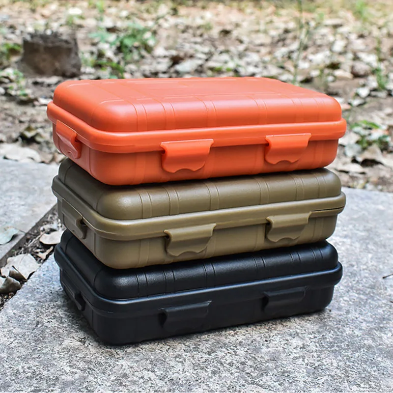 EDC Tools Outdoor Survival Kit Box Sealed Shockproof Waterproof Box Wild Survival Food Grade Storage Portable