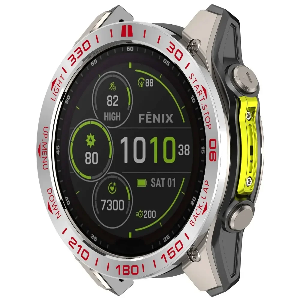 Stainless Steel Metal Bezel Ring with Time/Speed Scale
