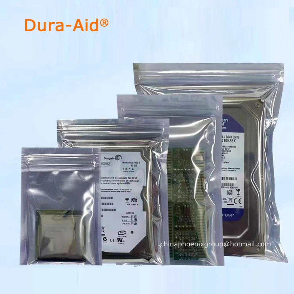 Wholesale Duraaid Antistatic Antistatic Esd Bags Zip Lock Shielding