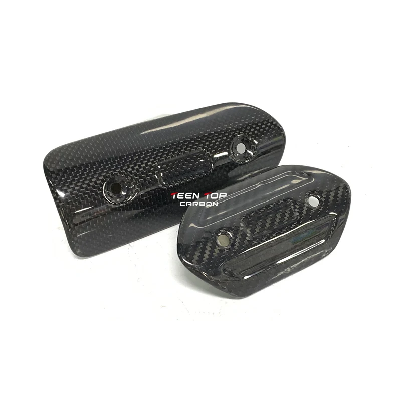 Free Shipping Motorcycle Exhaust Pipe Carbon Fiber Protector Heat Shield Cover Guard Anti-scalding Cover Z900 TMAX530 XMAX300
