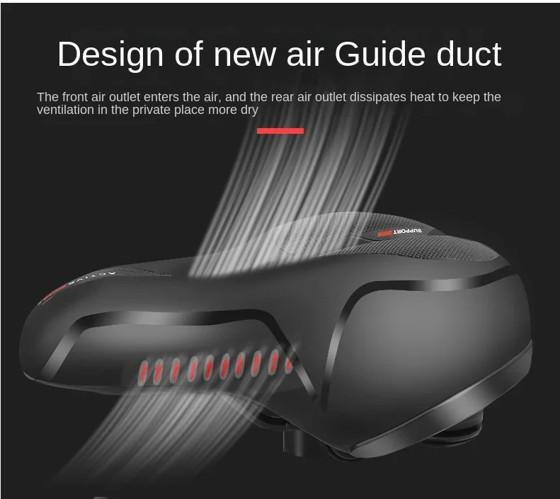 Ergonomic Hollow Breathable Bicycle Saddle for Men & Women β Gel Cushion Shock Absorbing MTB Road Bike Seat | Z-ZUODIAN-1