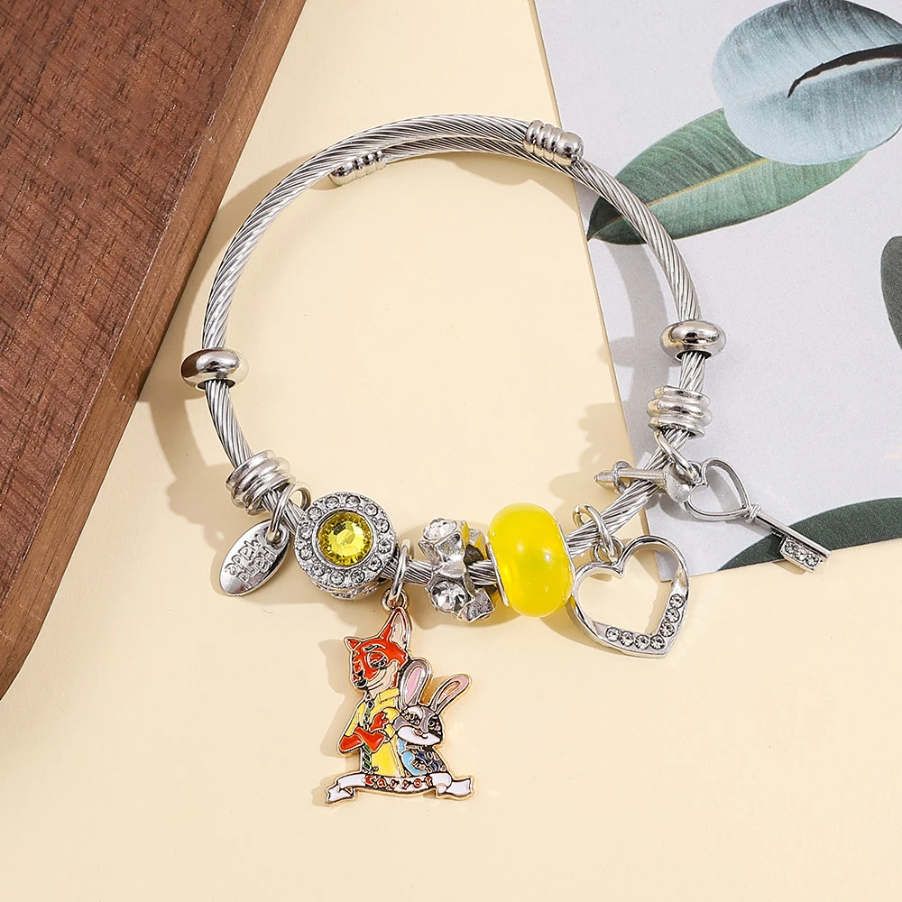 Aliexpress Pandora Charms For Flat Bracelet Creative Zootopia