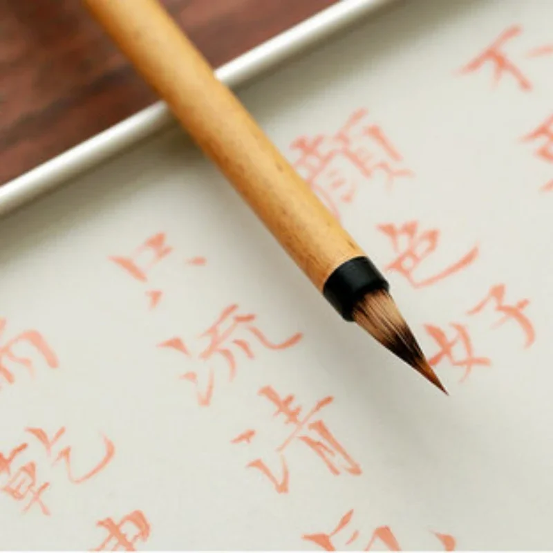 오리지널 퍼플 래빗 헤어 캘리그래피 브러시 성경을 복사하기 위한 특수 브러시 작은 일반 글꼴 칼리그래피아 틴타 차이나