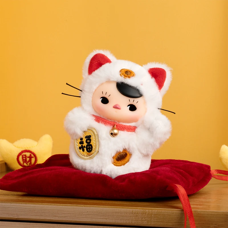 POP MART PUCKY 「Roly-Poly Kitty」ぬいぐるみ POP NOW:PUCKY Roly-Poly Kitty Series-Vinyl Plush Blind Box