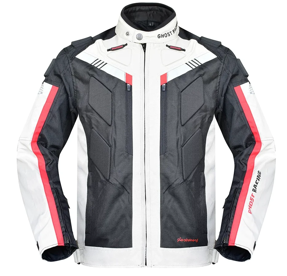 남성용 여름 오토바이 레이싱 슈트, 낙상 방지 통기성 메쉬 재킷, 라이딩 기어, 오토바이 운전자를 위한 편안한 보호복