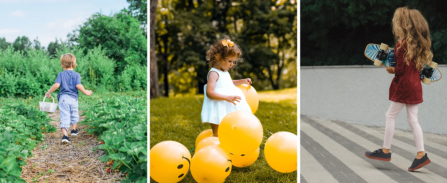 Description Picture 2 of itemMEDASAIN Kids Barefoot Shoes Boys Girls Wide Toe Minimalist Sneakers Naturally Splay Shoes Toddler Little Big Kid