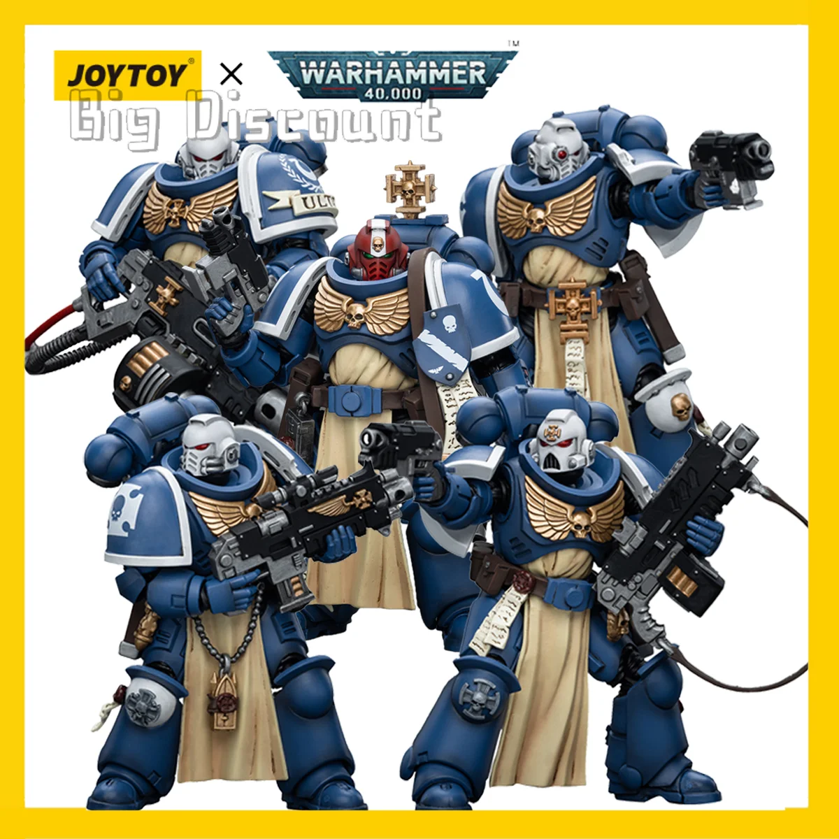 Lot De 3 Figurines Tyranides Warhammer 40K - Guerriers En Plastique à Peindre, Idéal Pour Armée
