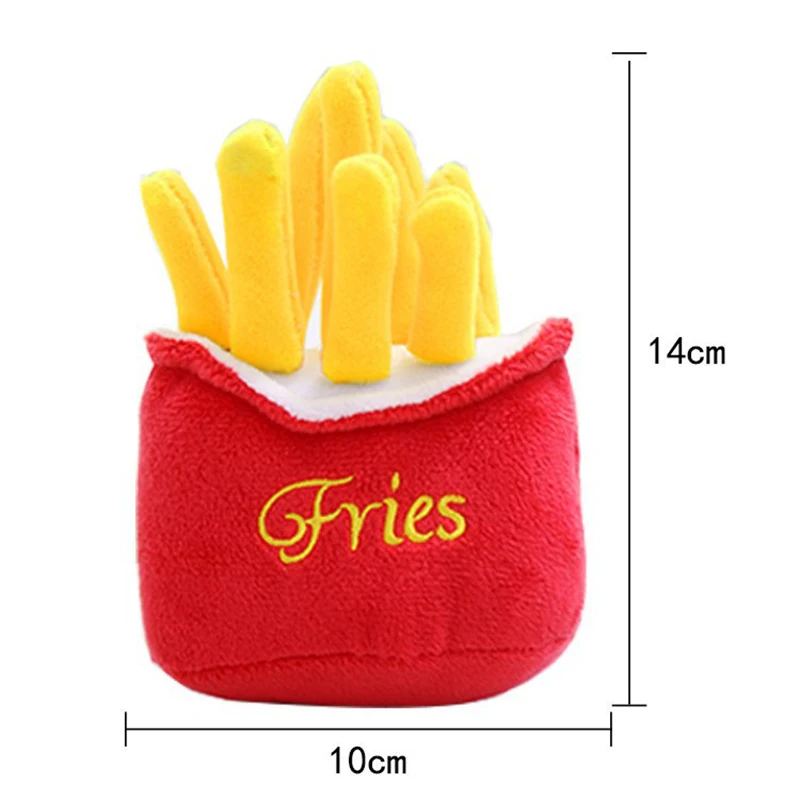 Peluche Hamburger McDog sonore grinçante pour petit chiens