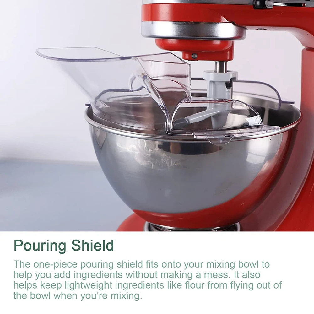 Attach and Use the Pouring Shield - Stand Mixer - Product Help