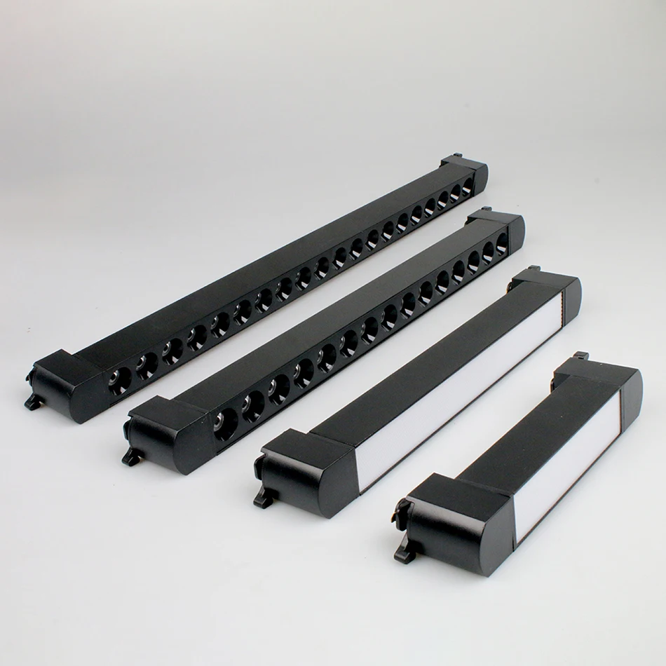 Description Picture 3 of item3-wire Long track lighting AC110V 220V LED Fill Light Live Linear Lamp LED Grille Guide Lamp 10W 20W 30W Floodlight Spotlight