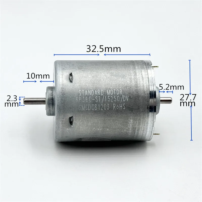 High-Performance Double-Output Shaft Carbon Brush Motor for Household Appliances