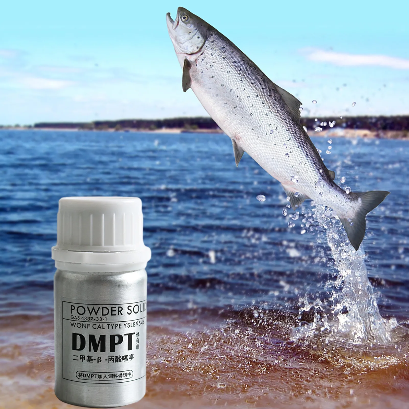 30g/60g Fishing Bait Additive Powder Carp Fish Attractant DMPT Accessories  Food Flavoured Powder Fish Food Additives