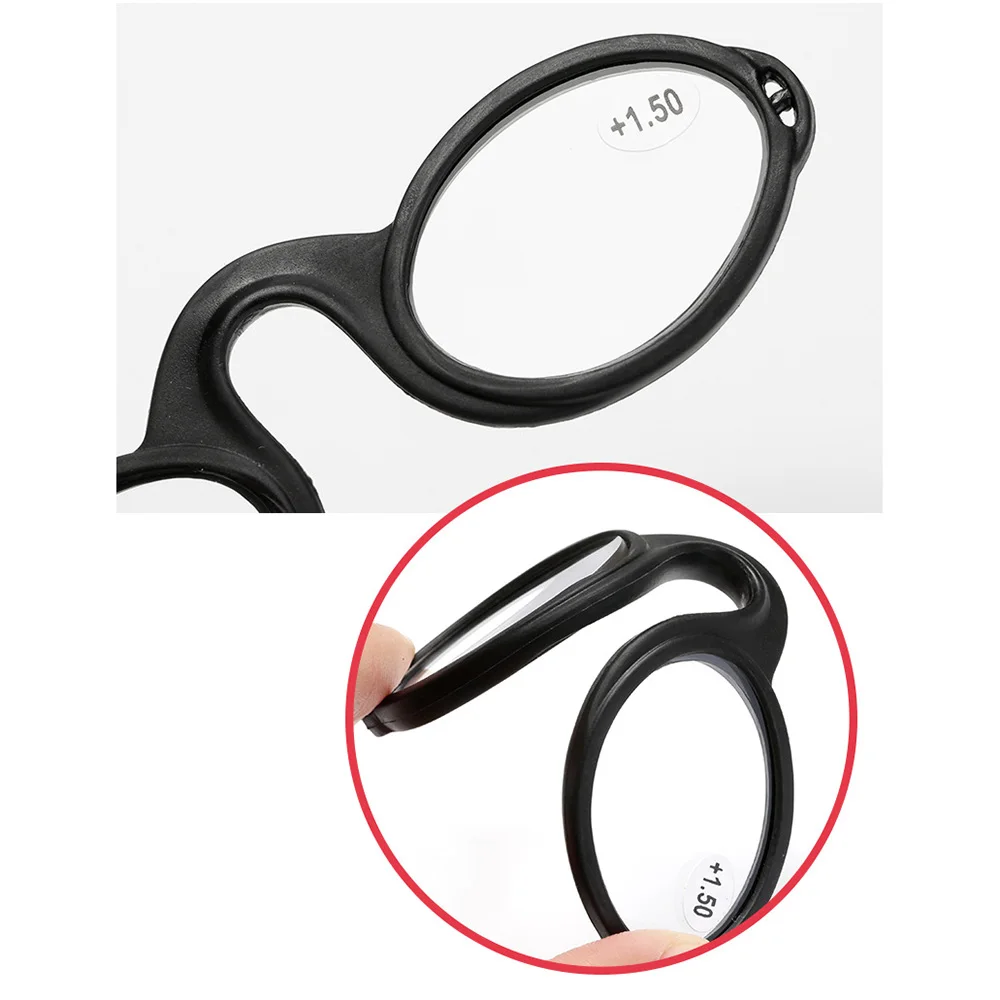Reading Glasses Silicone Nose Clip Reading Glasses For Men Women S Mini Wallet Portable Presbyopic Glasses Rubber Lazy Readers