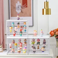 Three Layer Acrylic Display Rack Transparent Ladder Handmade Anime Car Model Blind Box Storage Box Jewelry Sorting Box Gift 2