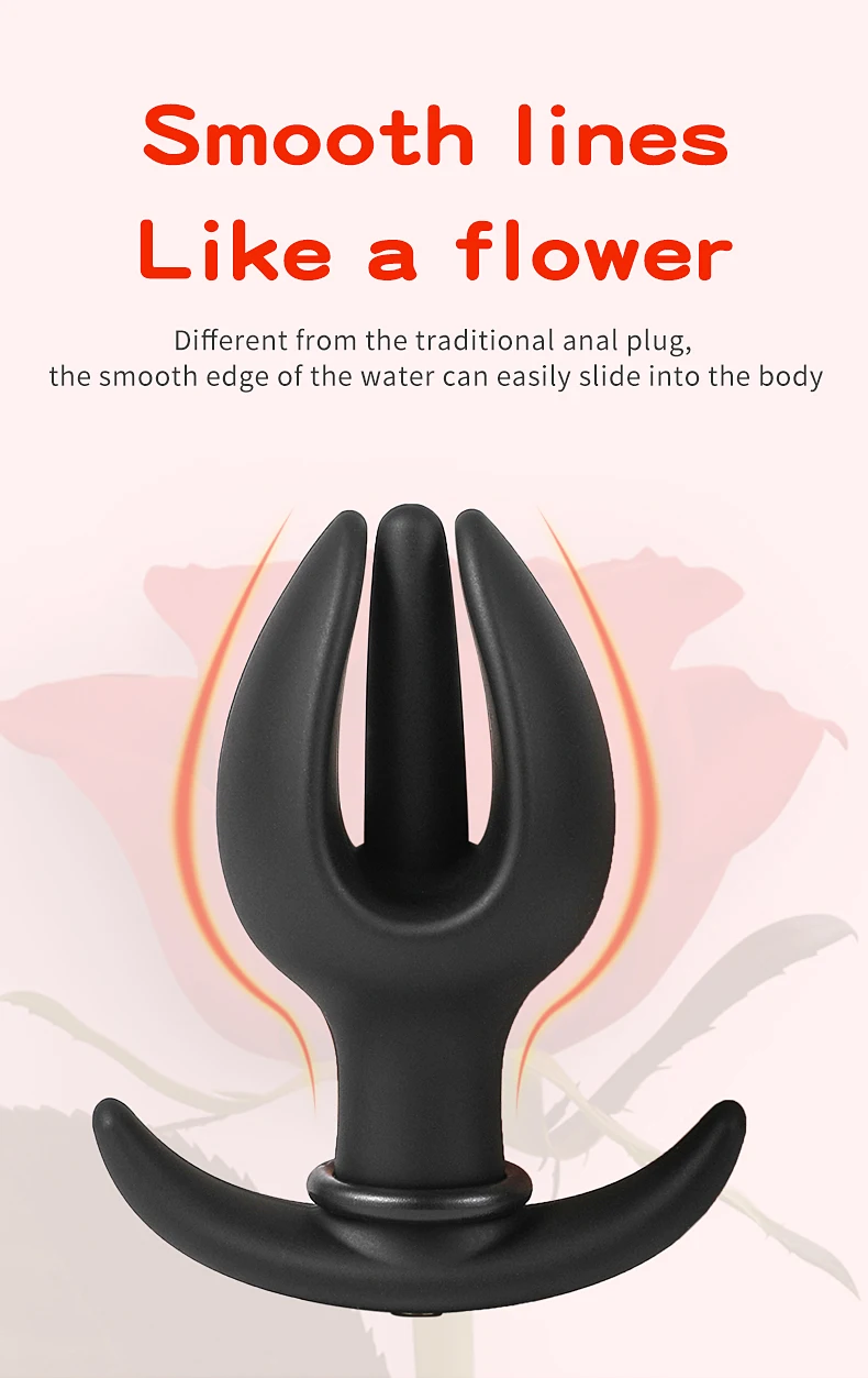 Flower Bud Inflatable Anal Plug Separate Dildo Pump Go Out Wear Expandable Big Butt Plug Bdsm G-spot Massage Ass Dilator Sex Toy Best Sex Dolls Near Me Cheap Realistic Love photo picture