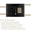 Gun Safe Locker Mechanical Key Lock 5 Guns High Security Fire Proof Cabinet Metal Cabinet 4
