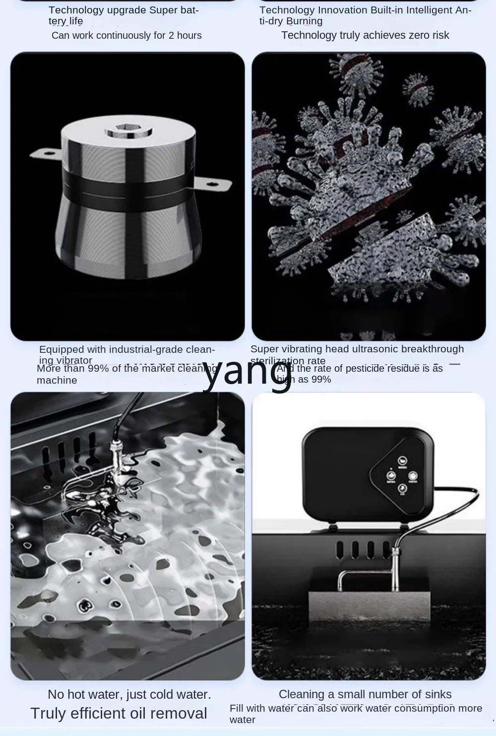 L'm'm Smart Portable Small Installation-Free Independent Sink Cleaning Machine 5