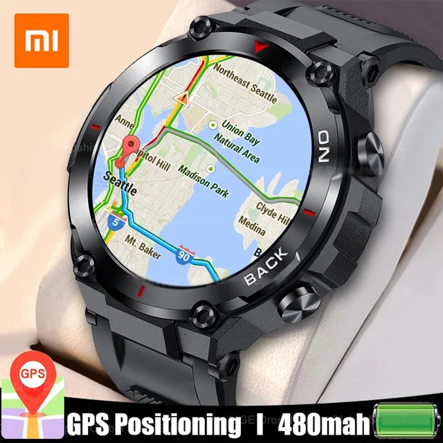 Xiaomi Mijia GPS Smart Watch Sport Fitness Bracelet Call Remind Health Monitor Heart Rate Smartwatch for Men Android IOS Watch 1