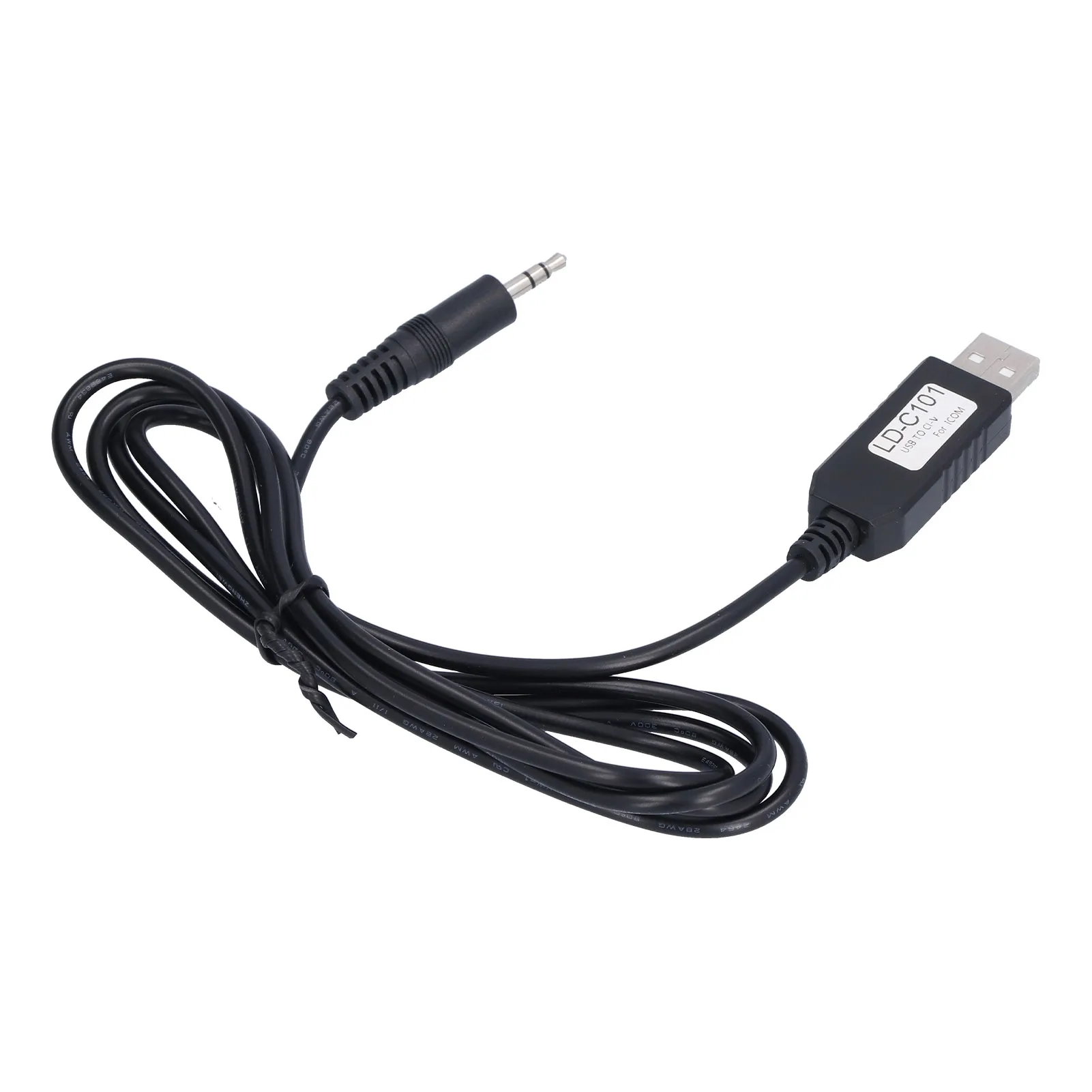 ICOM 시리즈 단파 라디오 신호 데이터 동기화 와이어 구성 요소용 CI-V 케이블 USB