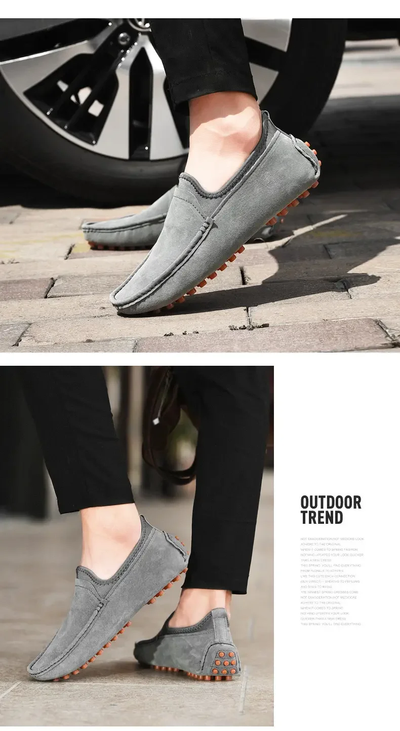 Handmade casual loafers for men