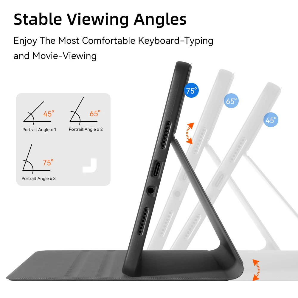 Enhanced Product Title:

Premium Leather Foldable Protective Case with Magnetic Stand