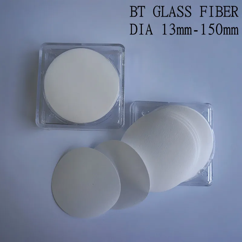 

25pcs DIA 13mm to 200mm BT Glass Fiber Membrane Microporous filter film Dust measurement film Default send Aperture size 0.22um