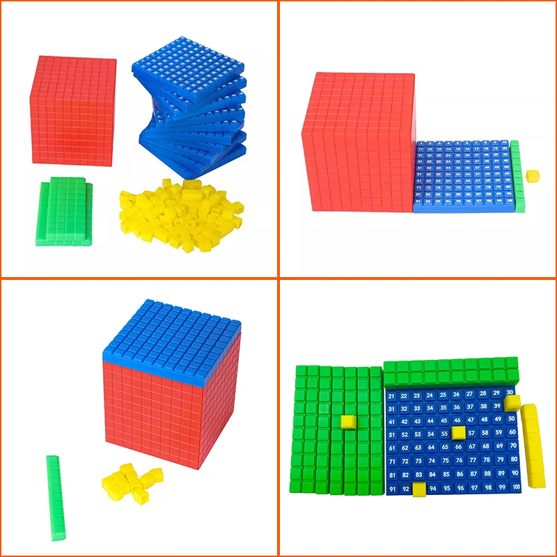 1cm Linking Cubes Math Learning Toys Kids Montessori Decimal