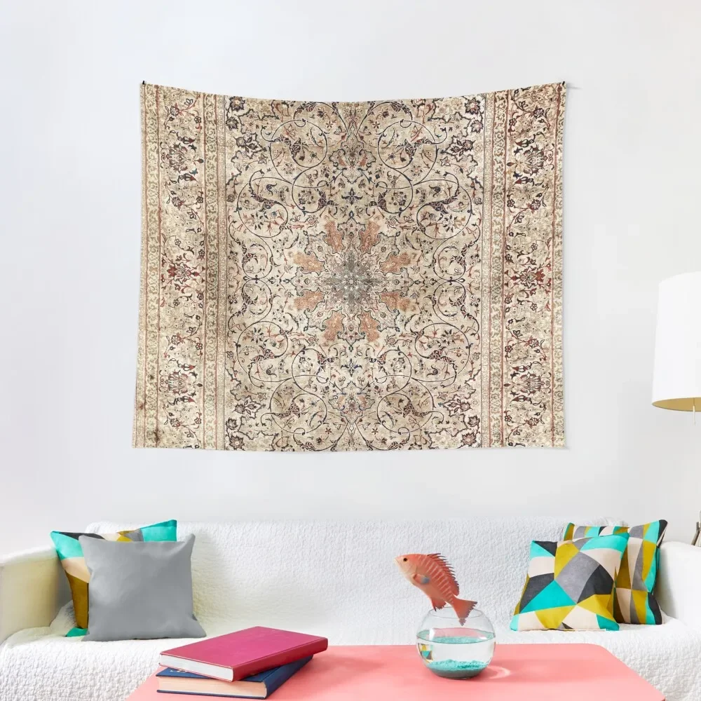 

Silk Esfahan Persian Carpet Print Tapestry Carpet On The Wall Wallpapers Home Decor Outdoor Decor Tapestry