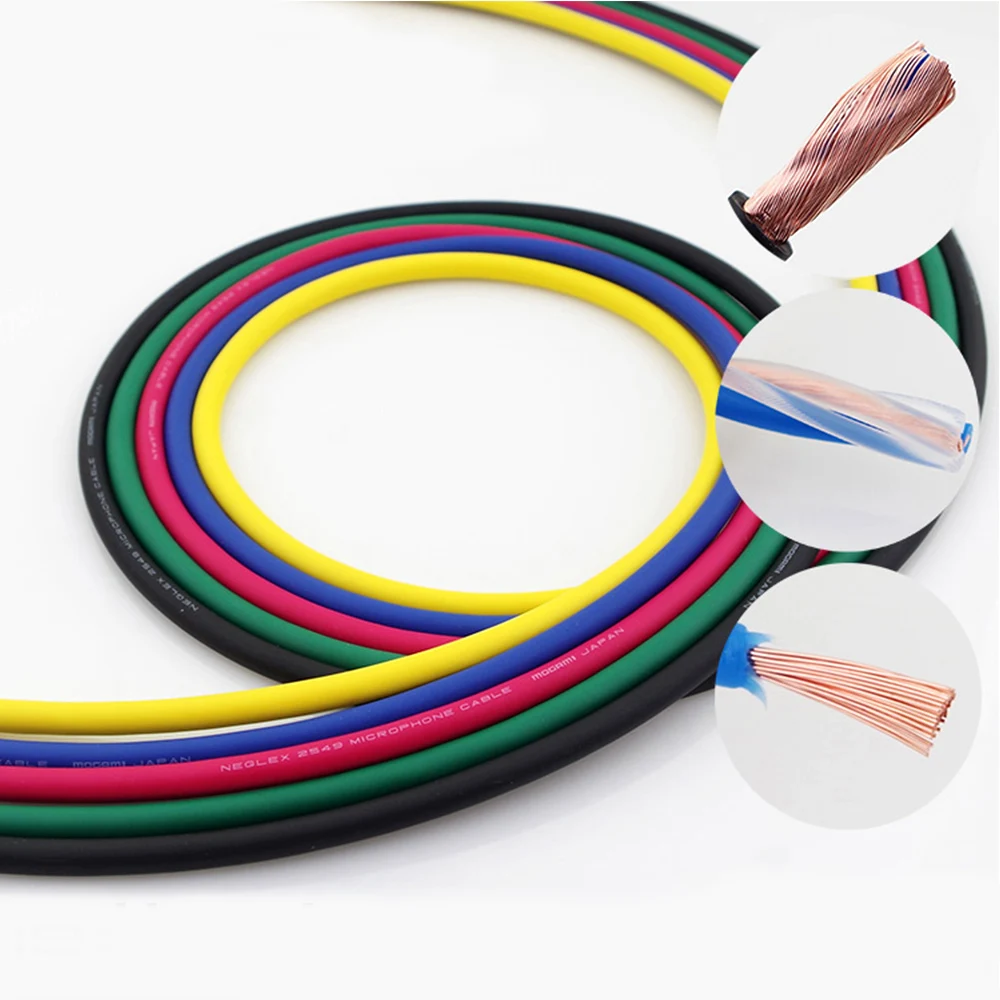 

Hifi Audio Bulk Wire OFC 22AWG Dual Core Shielding Shield Interconnect Balanced XLR Audio Wire Bulk Cord Microphone Cable