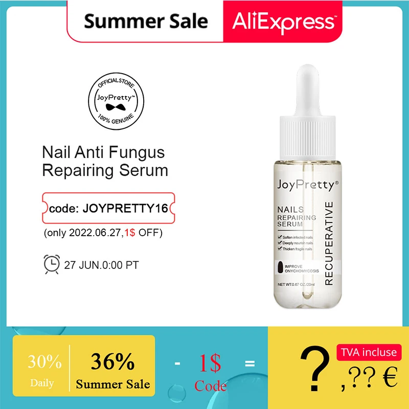 JoyPretty Foot Nail Fungus Treatment Serum Anti Fungi Nails Care