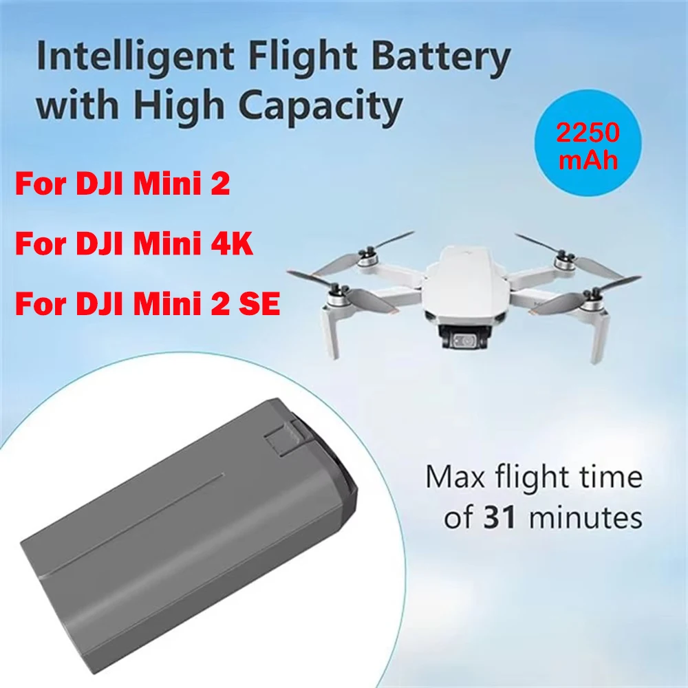 รูปสินค้า แบตเตอรี่แท้ DJI Mini 2 ใช้งานได้นาน 31 นาที