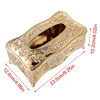 Luxury kitchen tissue storage box European-style acrylic tissue box handkerchief tissue holder household storage supplies 6