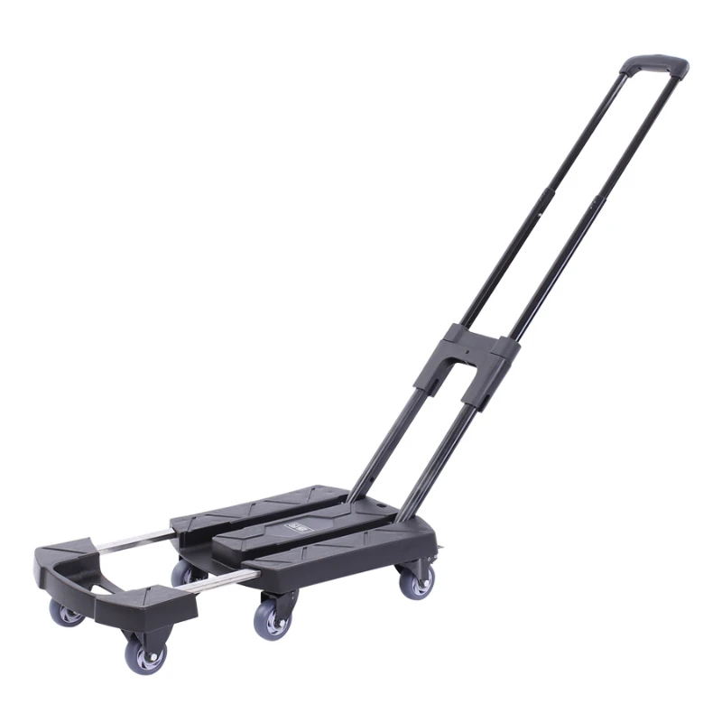 

Trolley Express Flat Trolley Load Hand Buggy Foldable and Portable Pull Goods Lever Car Household Trailer